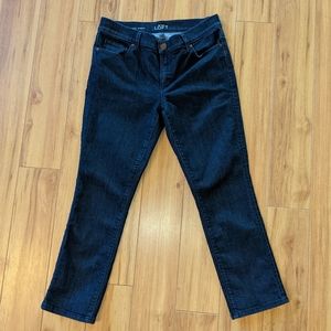 LOFT Modern Kick Crop Denim Jeans